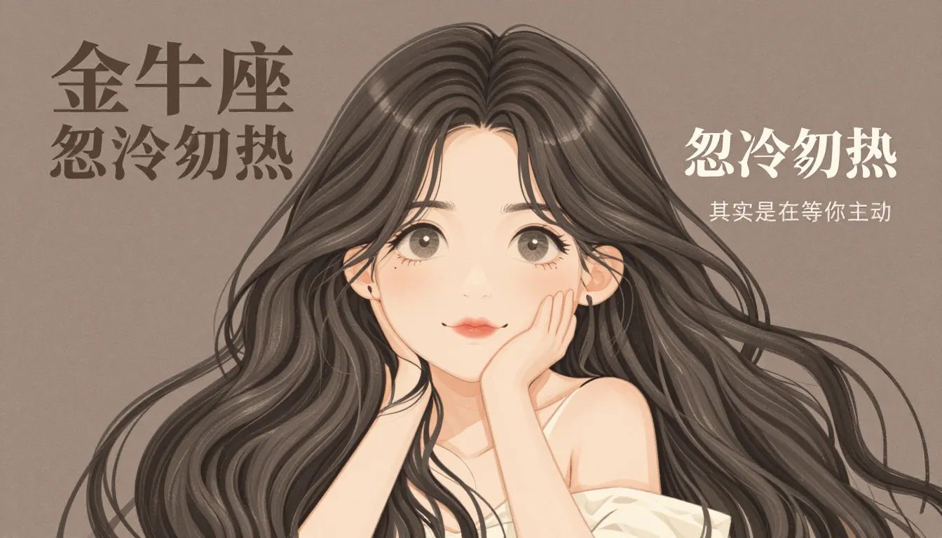 金牛座女生对你忽冷忽热，其实是在等你主动