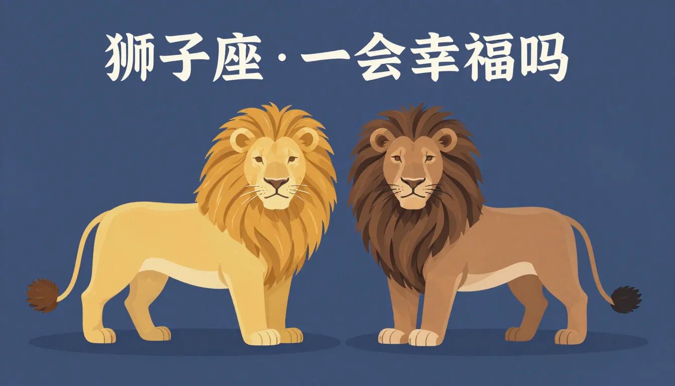 狮子座和处女座在一起会幸福吗