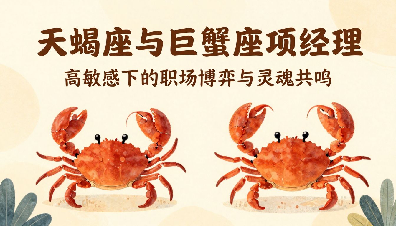 Scorpio & Cancer PMs: High Sensitivity, Career Chess & Soul Resonance