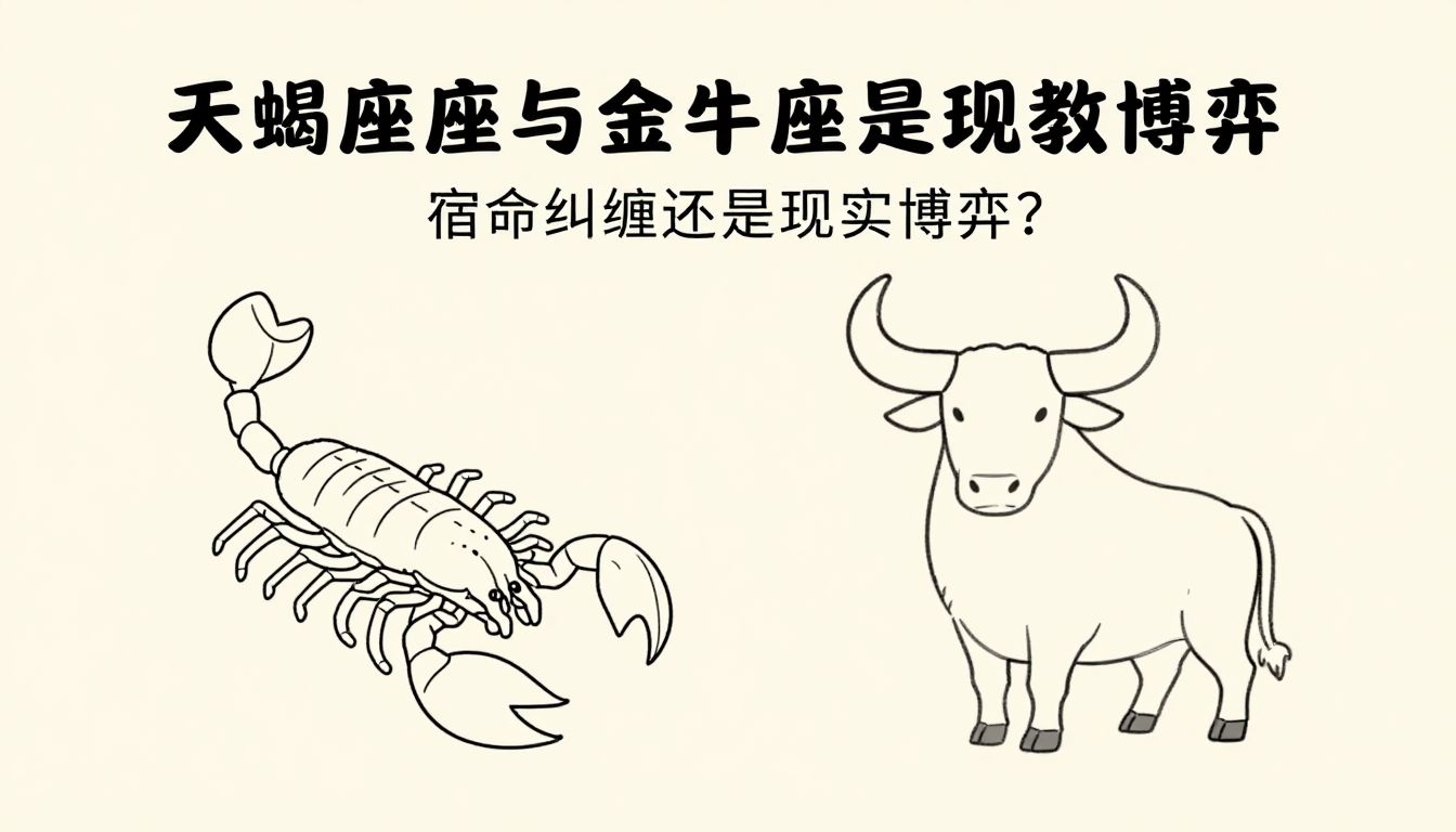 天蝎座与金牛座助教：宿命纠缠还是现实博弈？