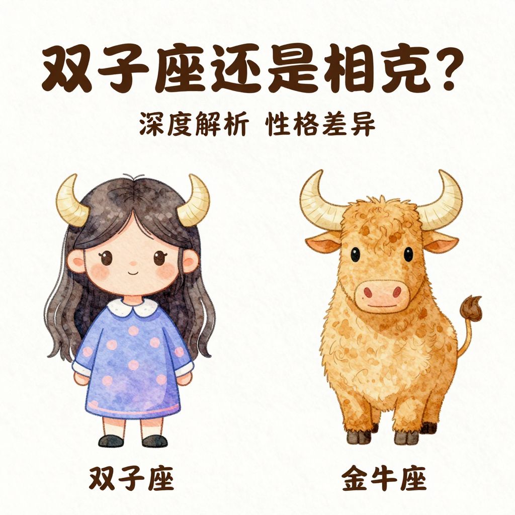 双子座与金牛座博主：相爱还是相克？深度解析性格差异