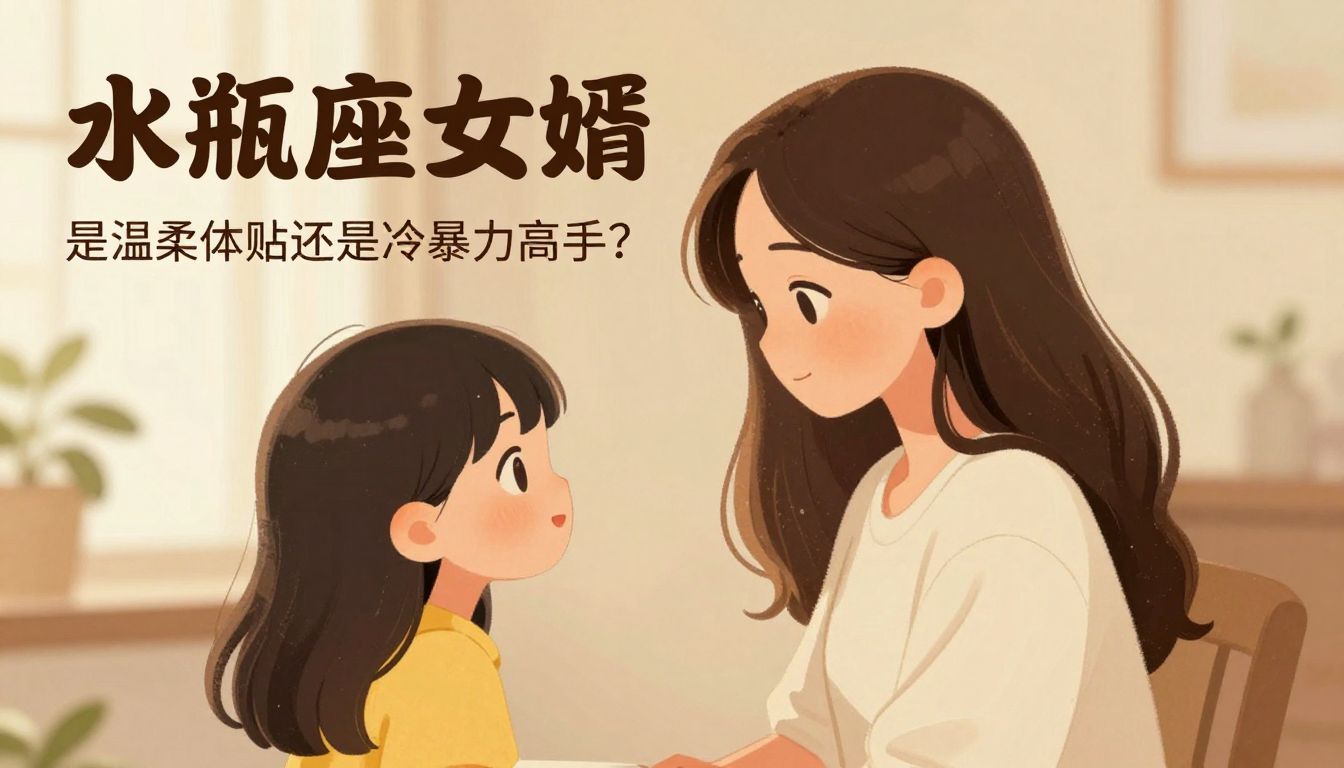 水瓶座女婿真实面目：是温柔体贴还是冷暴力高手？