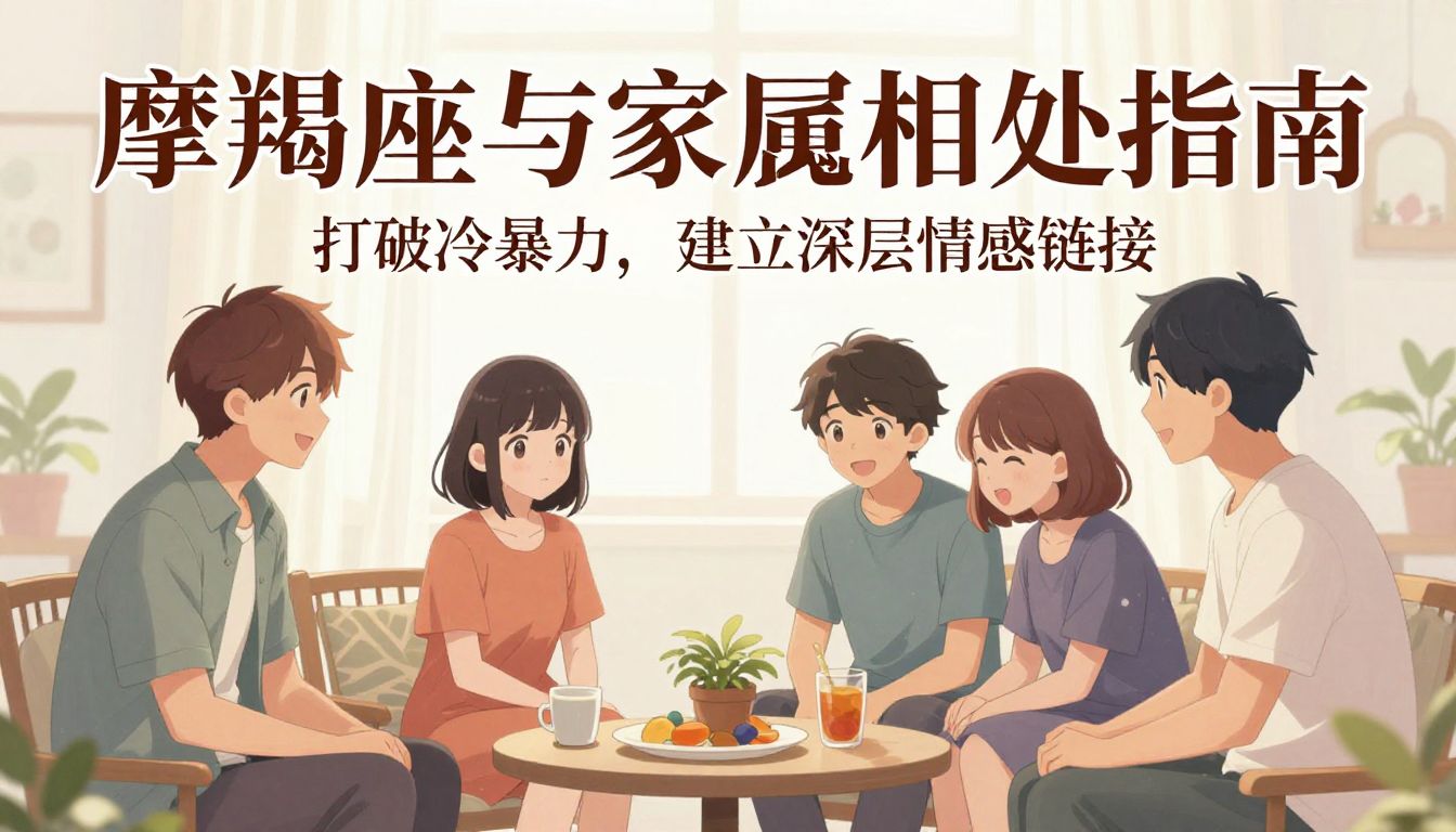摩羯座与水瓶座家属相处指南：打破冷暴力，建立深层情感链接