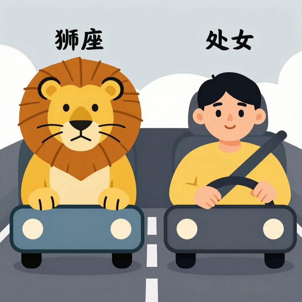 狮子座和处女座司机：性格互补下的相处智慧与矛盾化解