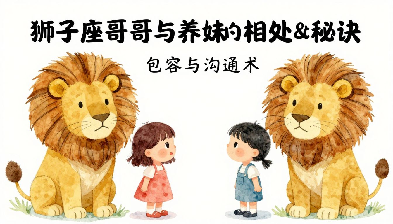 狮子座哥哥与双子座养妹的相处秘诀：包容与沟通的艺术