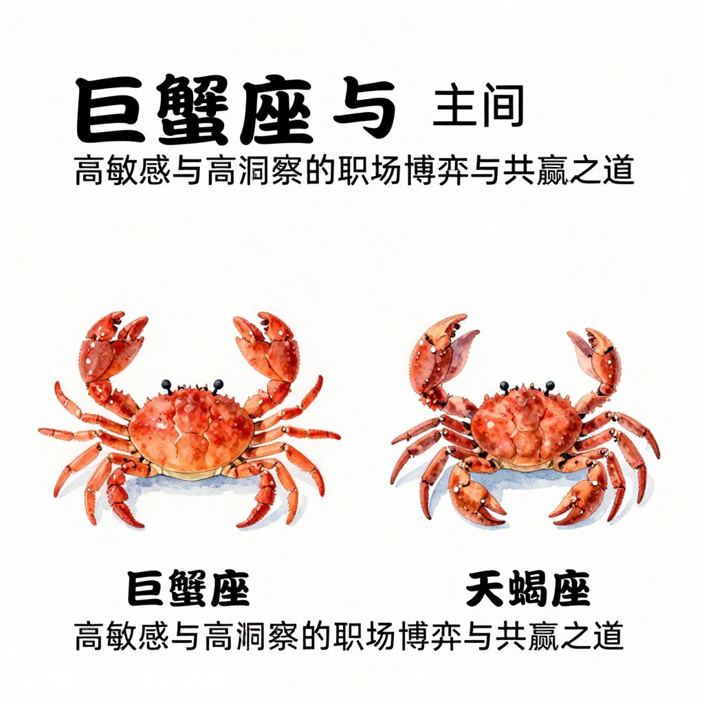 巨蟹座与天蝎座经销商：高敏感与高洞察的职场博弈与共赢之道