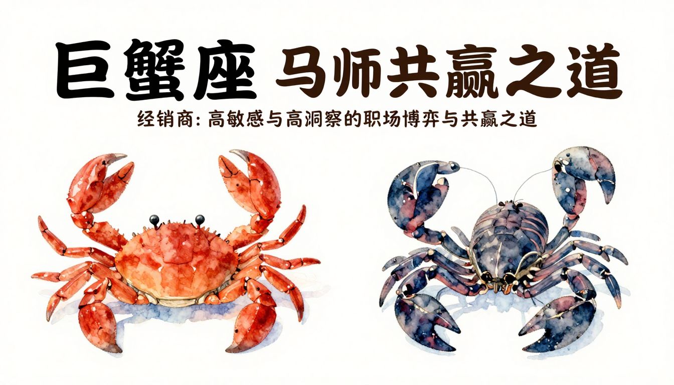 巨蟹座与天蝎座经销商：高敏感与高洞察的职场博弈与共赢之道