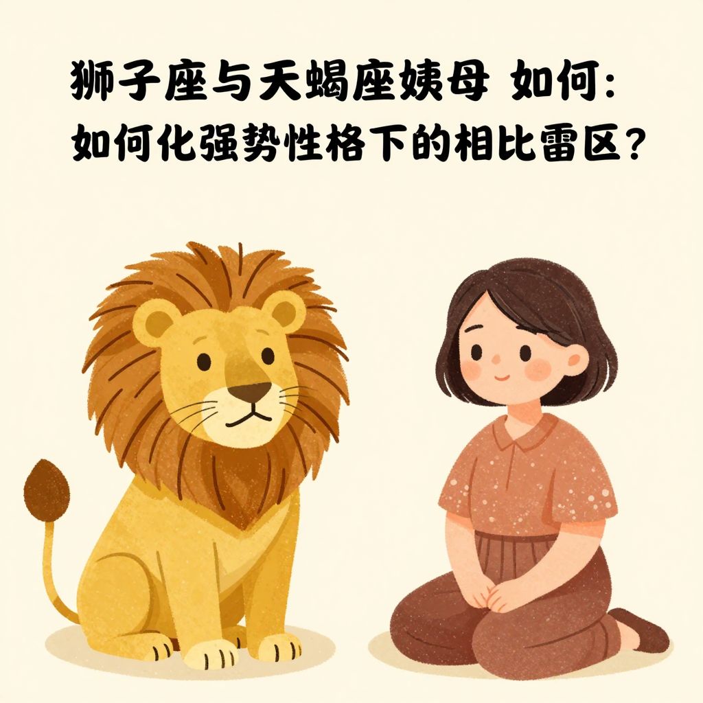 狮子座与天蝎座姨母：如何化解强势性格下的相处雷区？