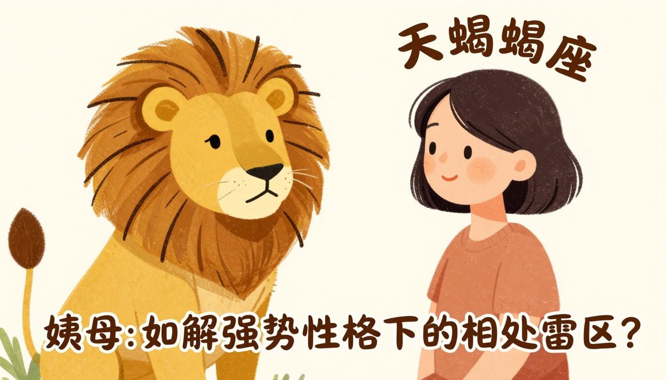 狮子座与天蝎座姨母：如何化解强势性格下的相处雷区？