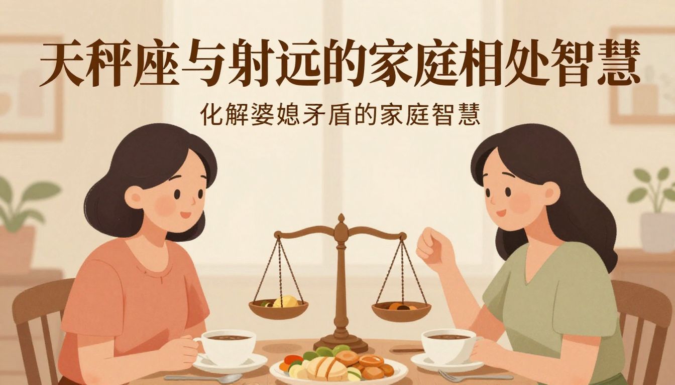 天秤座与射手座亲家母：化解婆媳矛盾的家庭相处智慧