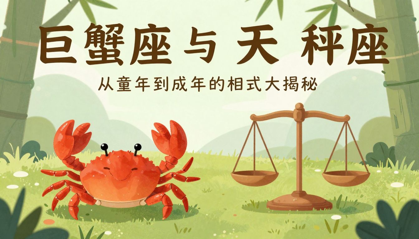 巨蟹座与天秤座青梅竹马：从童年到成年的相处模式大揭秘