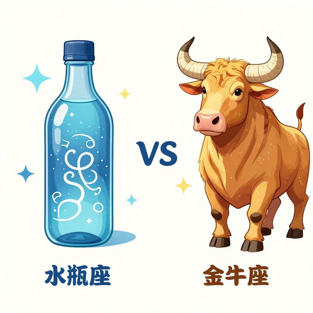 水瓶座与金牛座UI设计师：灵魂伴侣还是职场冤家？深度解析星座配对