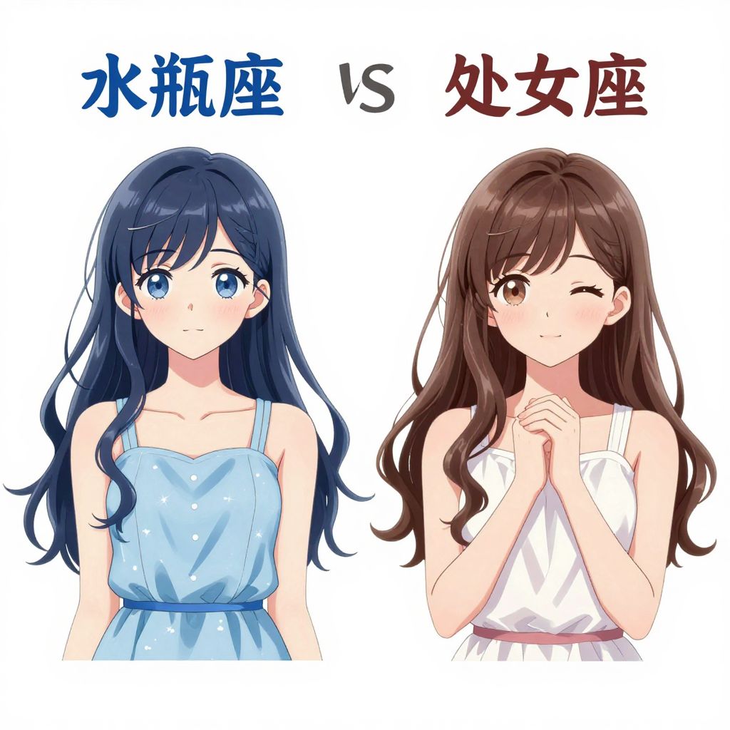 水瓶座与处女座：理性与完美的碰撞，灵魂伴侣还是冤家？