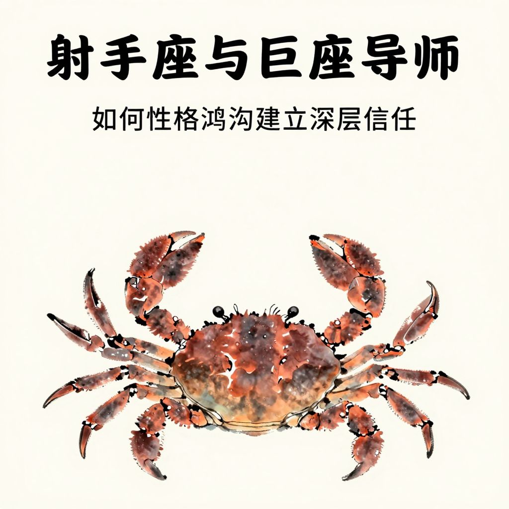 射手座与巨蟹座导师：如何跨越性格鸿沟建立深层信任