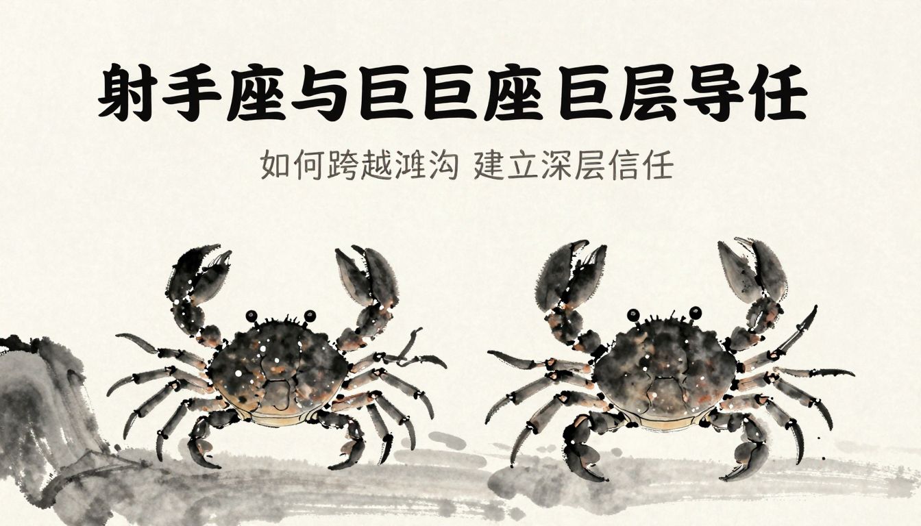射手座与巨蟹座导师：如何跨越性格鸿沟建立深层信任
