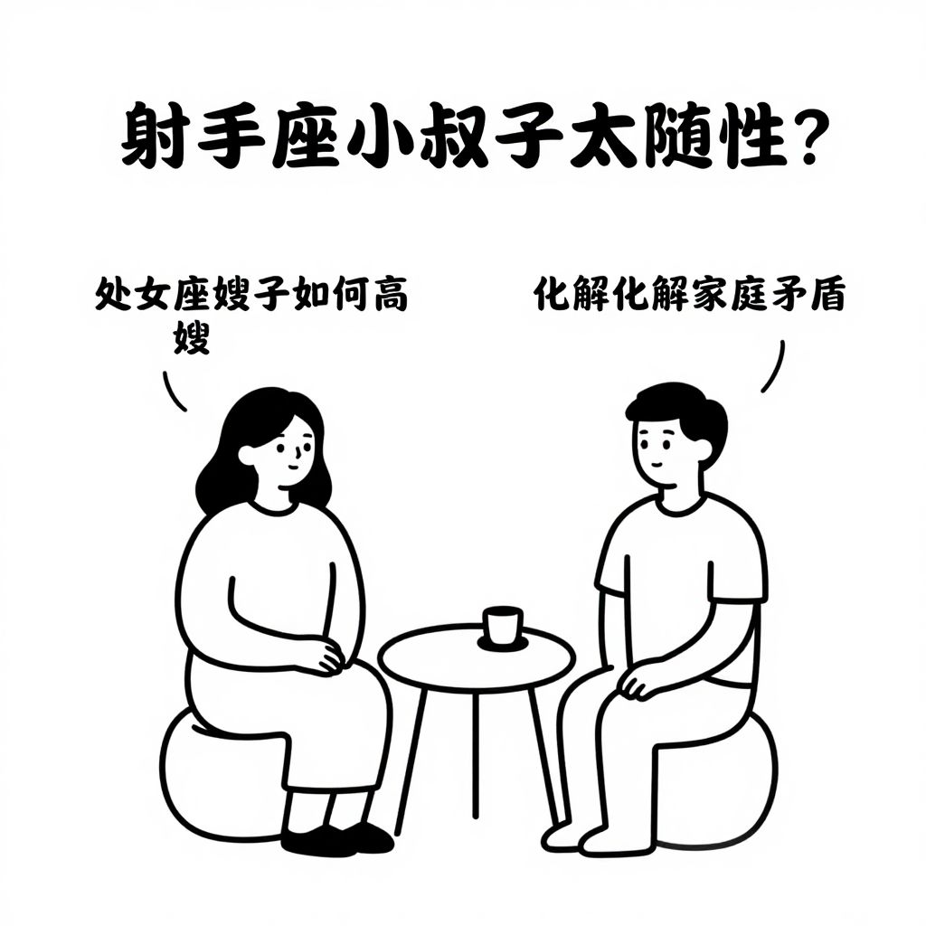 射手座小叔子太随性？处女座嫂子如何高情商化解家庭矛盾