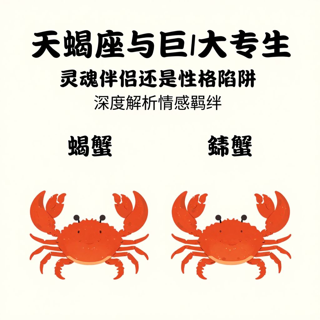 天蝎座与巨蟹座大专生：灵魂伴侣还是性格陷阱？深度解析情感羁绊