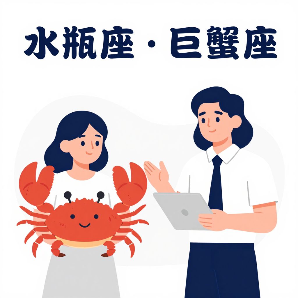 水瓶座与巨蟹座市场经理：理性思维与感性关怀的职场碰撞与融合