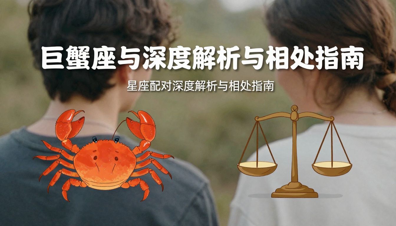 巨蟹座与天秤座大学生恋爱：星座配对深度解析与相处指南