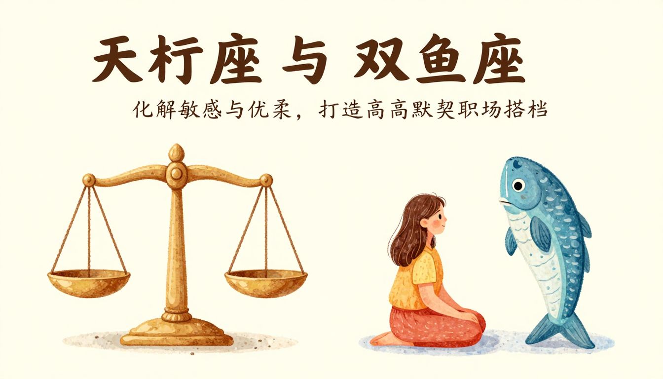 天秤座领导与双鱼座下属：如何化解敏感与优柔，打造高默契职场搭档