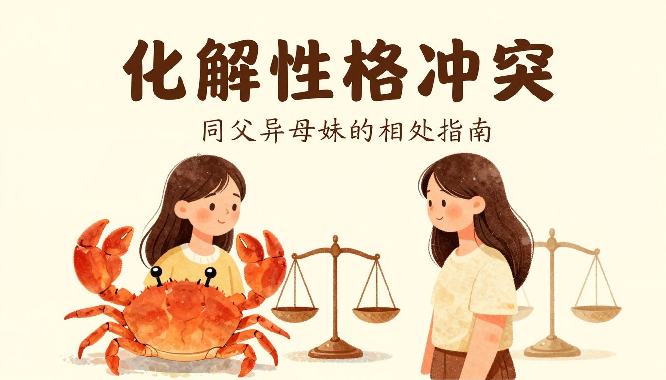 巨蟹座与天秤座同父异母妹妹的相处指南：化解性格冲突