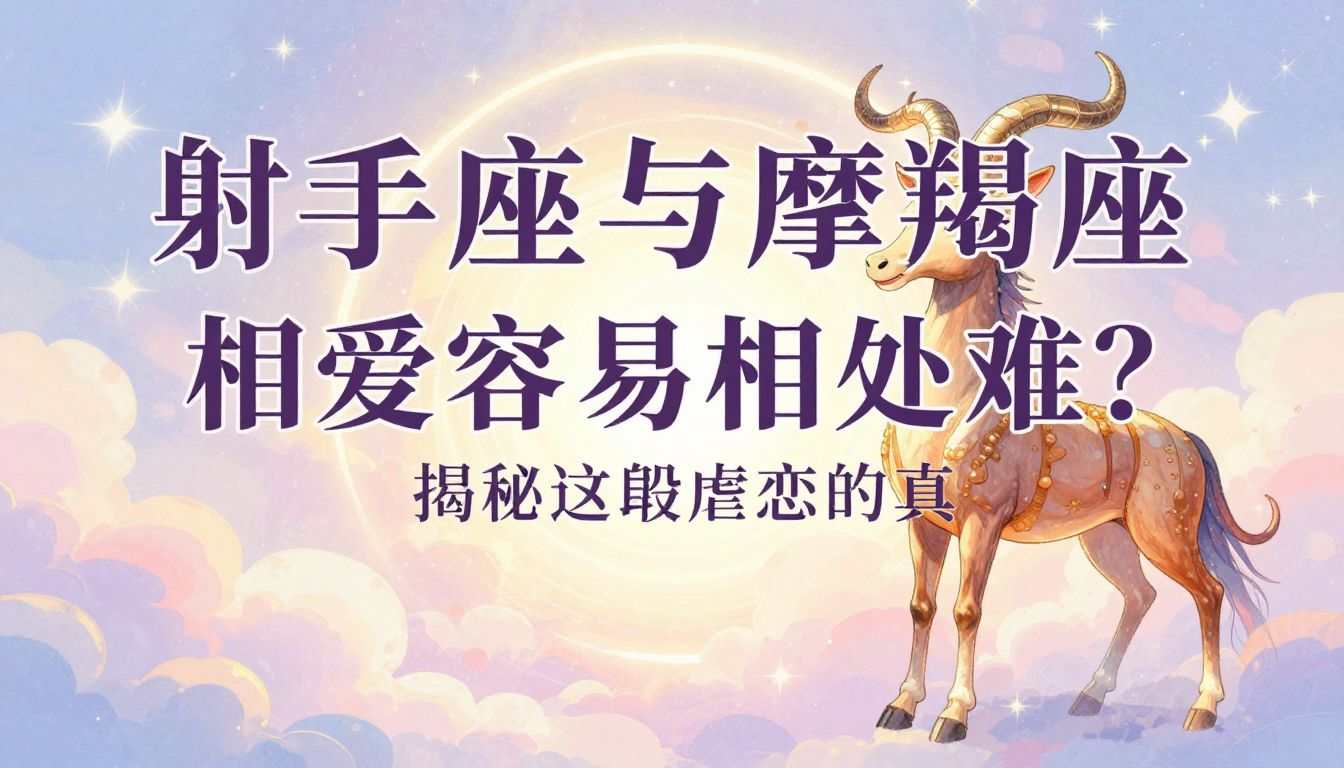 射手座与摩羯座公关：相爱容易相处难？揭秘这段虐恋的真相