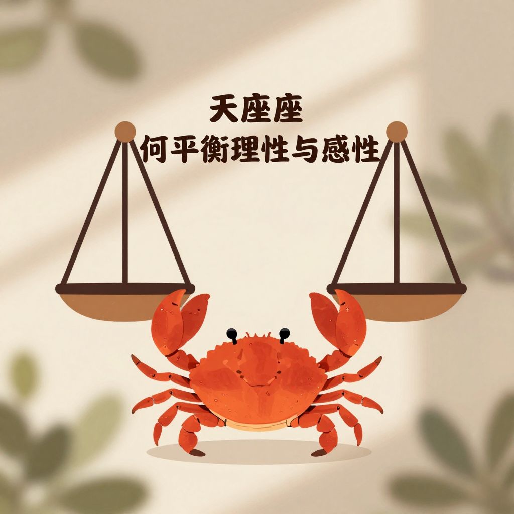 天秤座与巨蟹座形婚：如何平衡理性与感性？