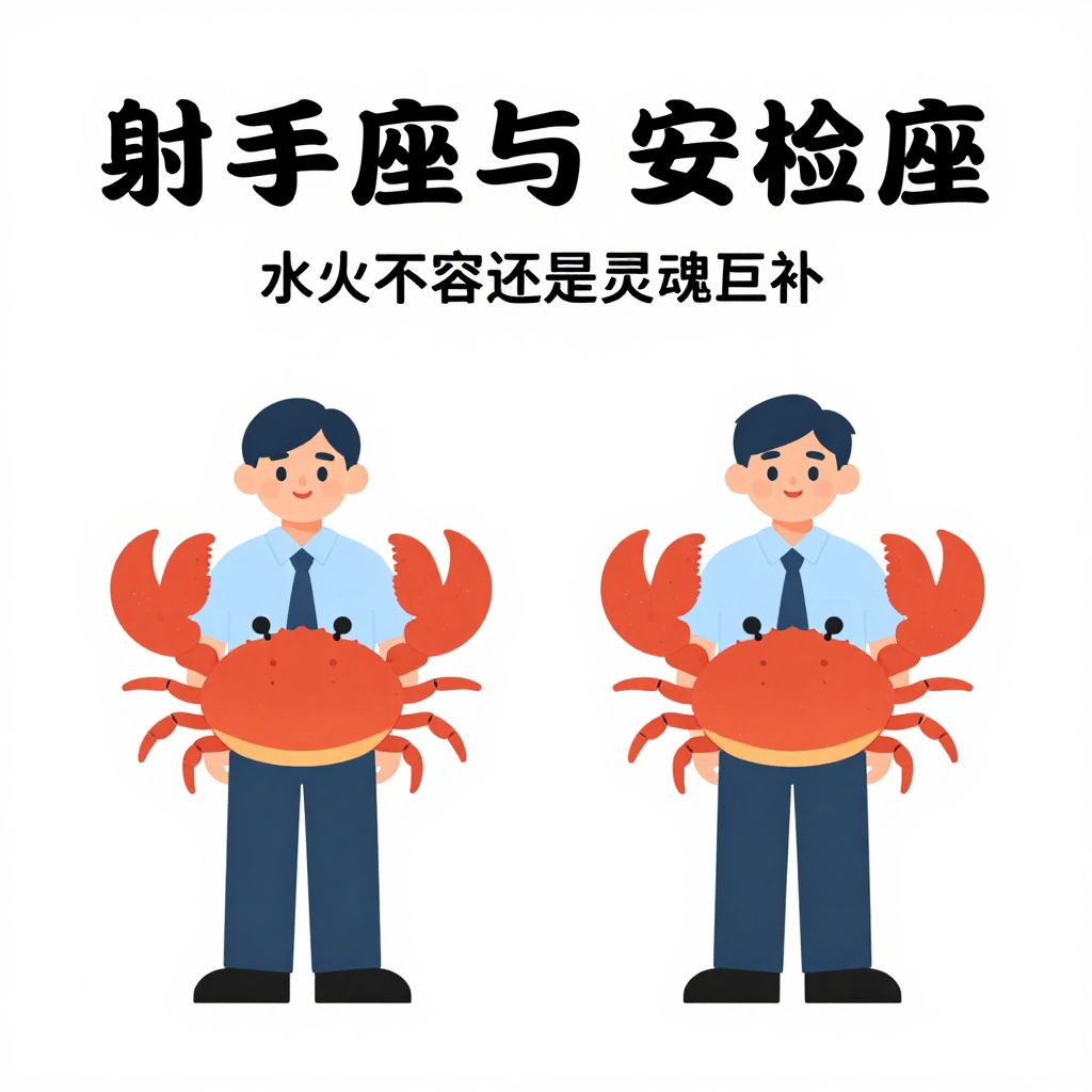射手座与巨蟹座安检员：水火不容还是灵魂互补？深度解析相处之道