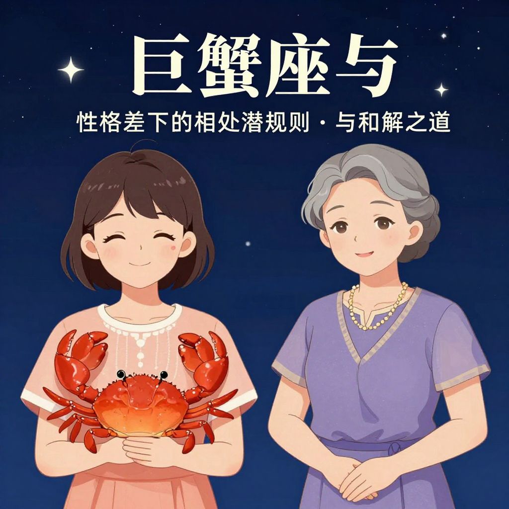 巨蟹座与射手座姑母：性格差异下的相处潜规则与和解之道