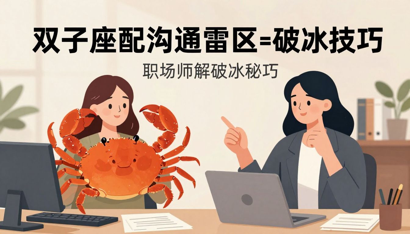 双子座配巨蟹座秘书：职场上下级的沟通雷区与破冰技巧