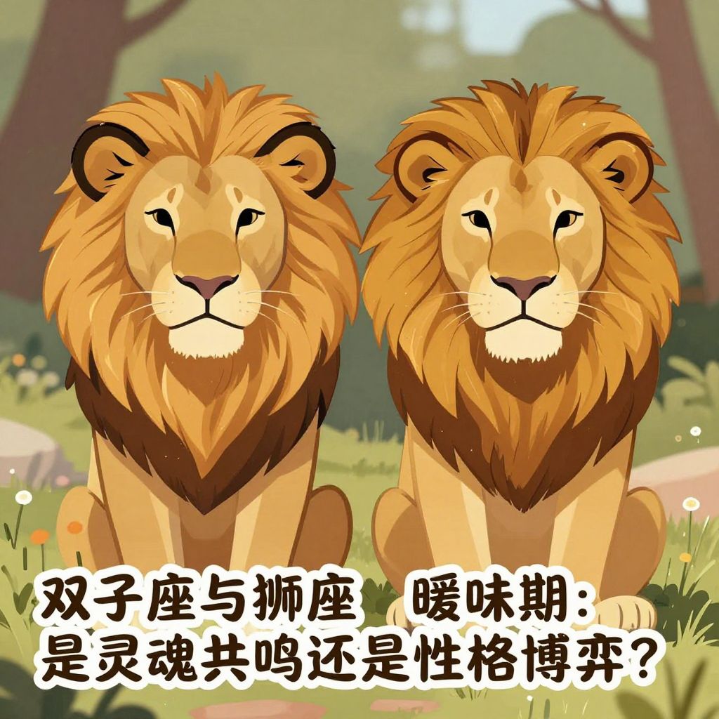 双子座与狮子座暧昧期：是灵魂共鸣还是性格博弈？