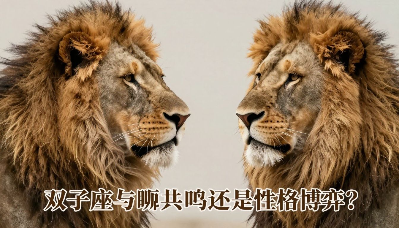 双子座与狮子座暧昧期：是灵魂共鸣还是性格博弈？