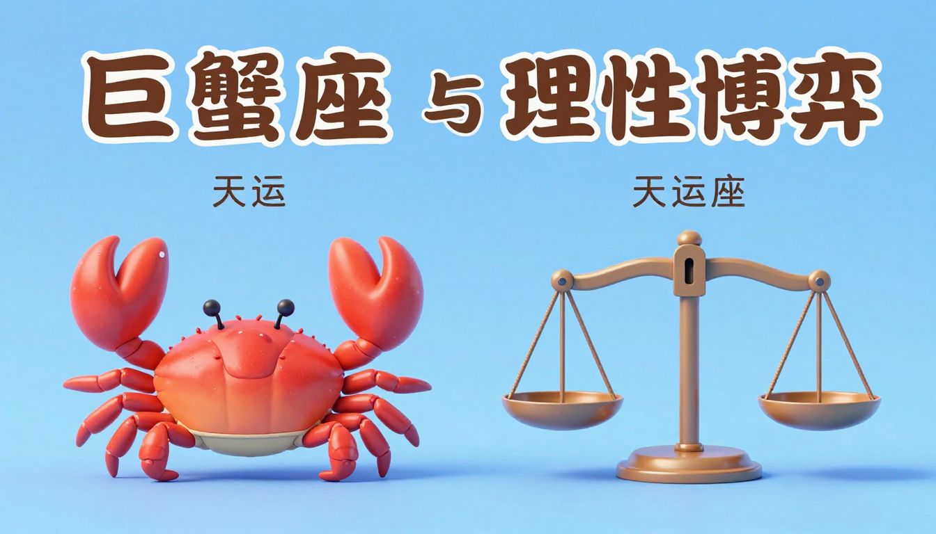 巨蟹座与天秤座锁匠：情感中的温柔妥协与理性博弈