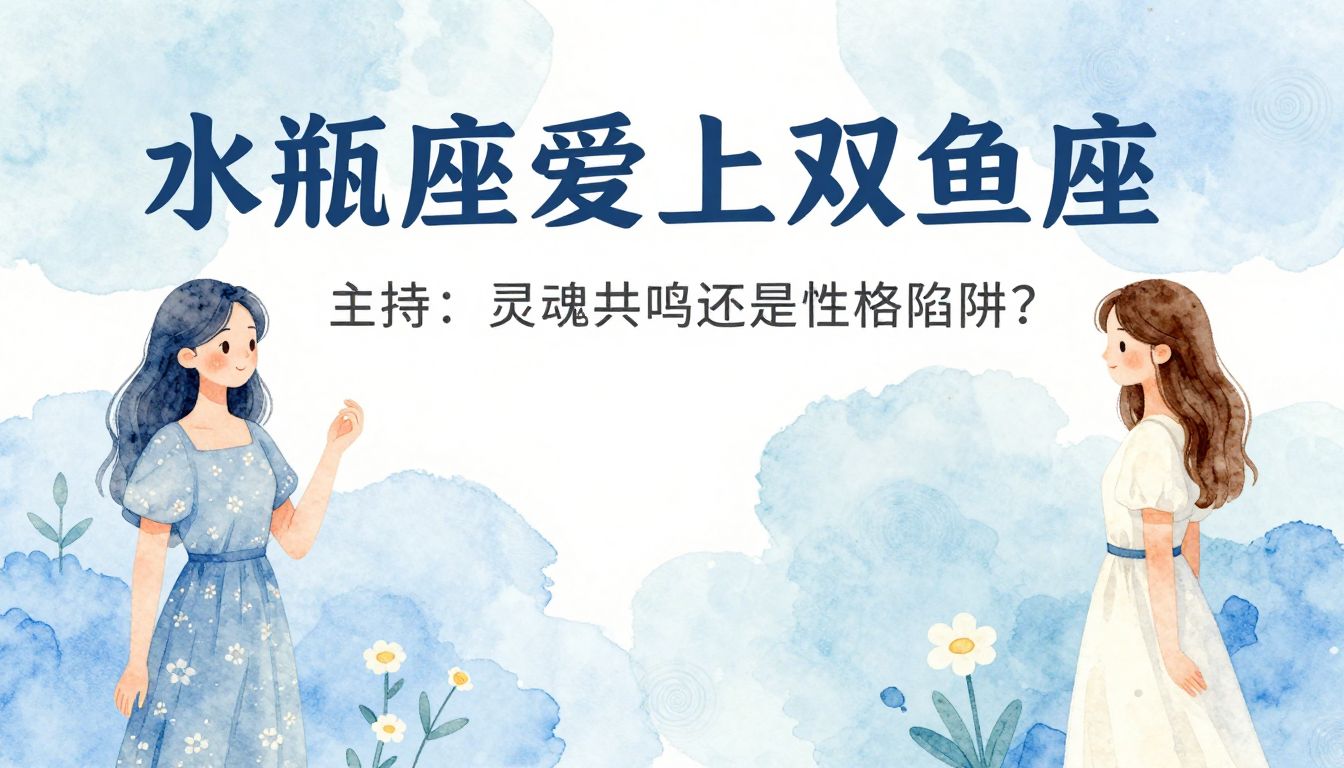 水瓶座爱上双鱼座主持人：灵魂共鸣还是性格陷阱？