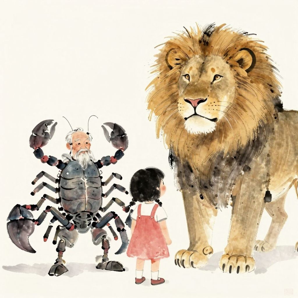 Scorpio Grandpa & Leo Granddaughter: Bridging the Generation Gap