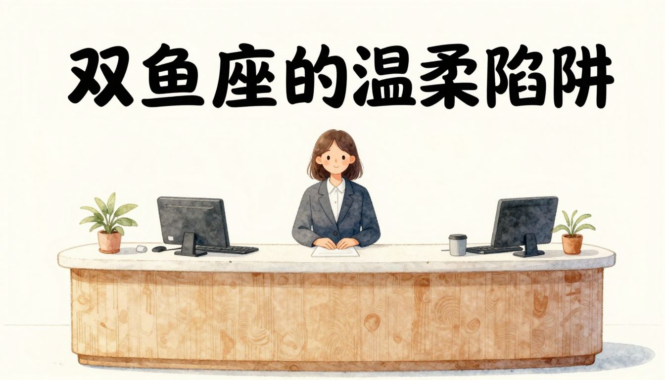 双鱼座前台：高情商下的温柔陷阱与职场真相