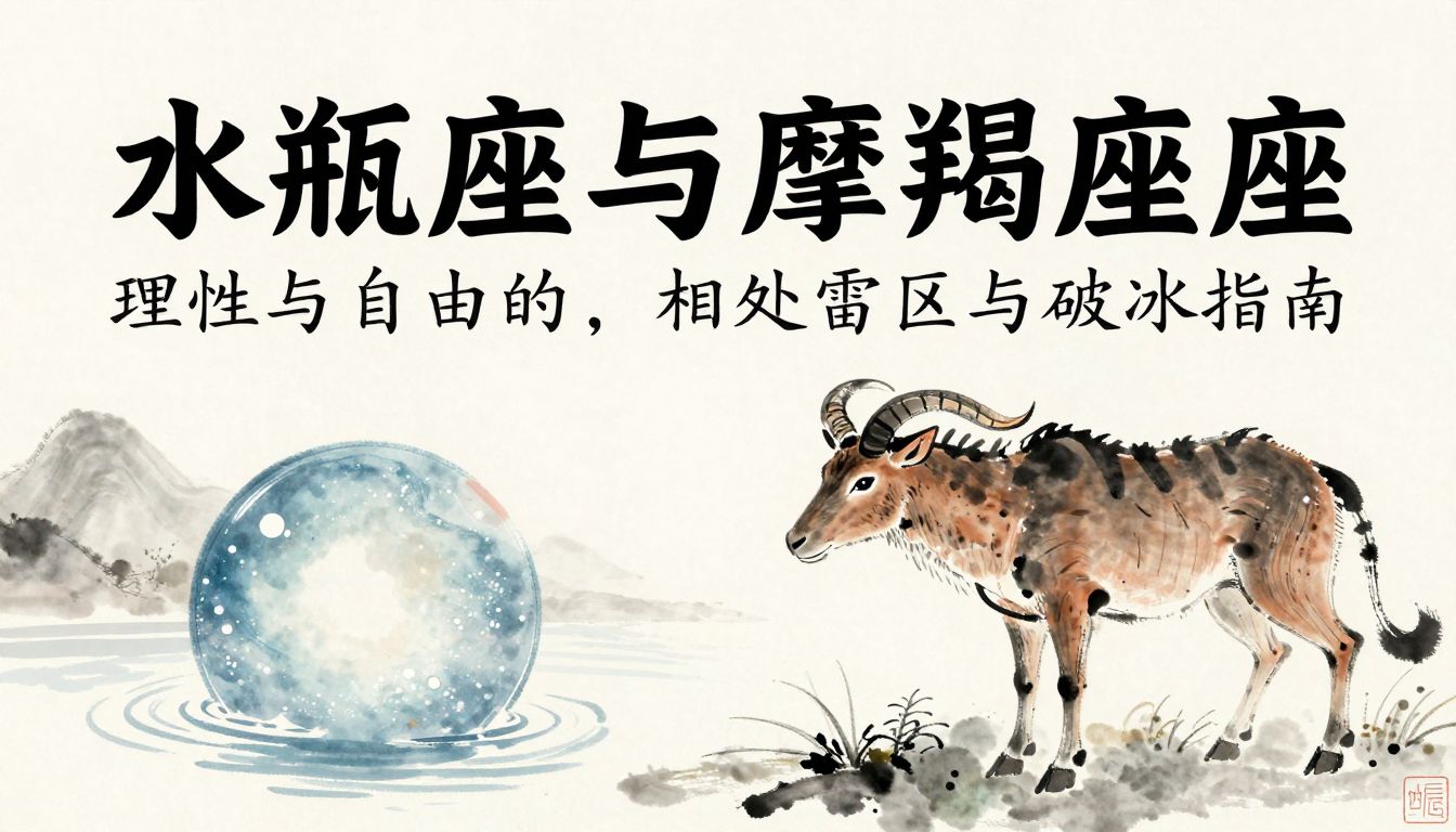 水瓶座与摩羯座团支书：理性与自由的相处雷区与破冰指南