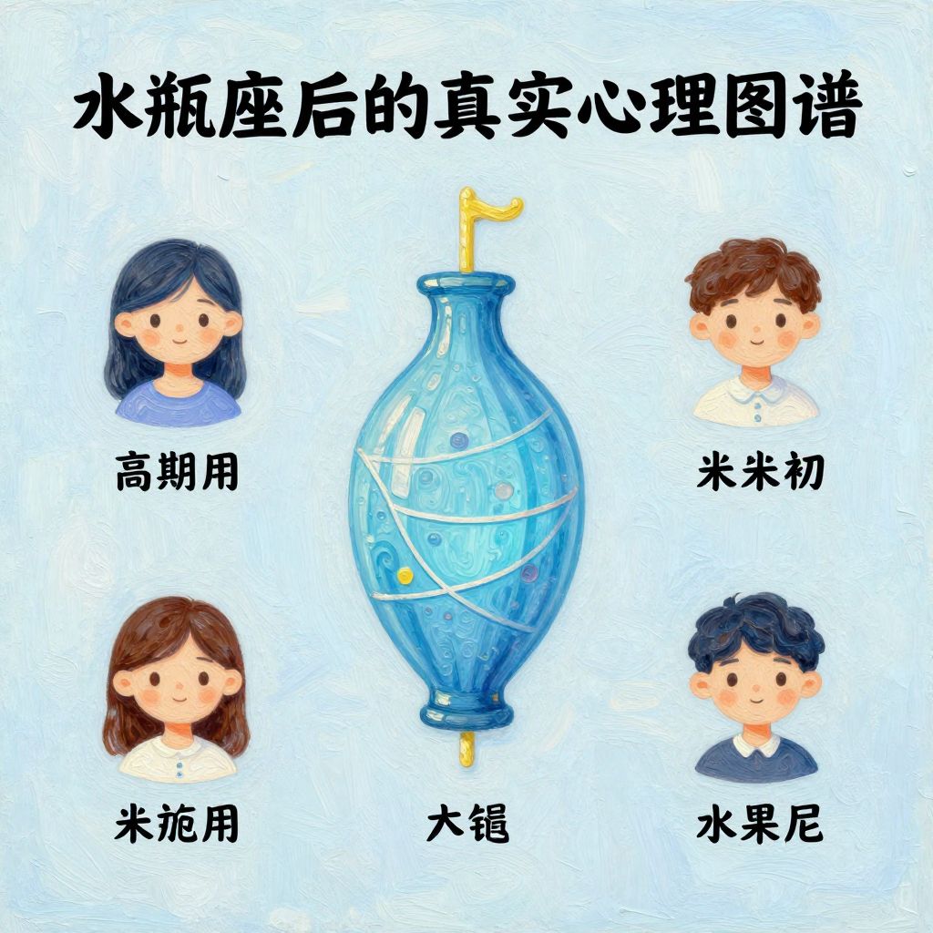 水瓶座表兄性格揭秘：高冷背后的真实心理图谱