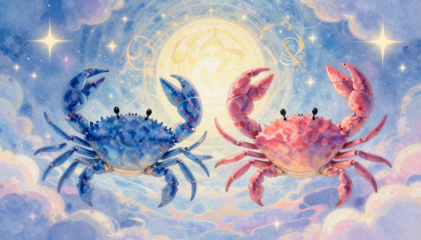 双鱼座与巨蟹座架构师：灵魂伴侣的宿命纠缠与情感救赎