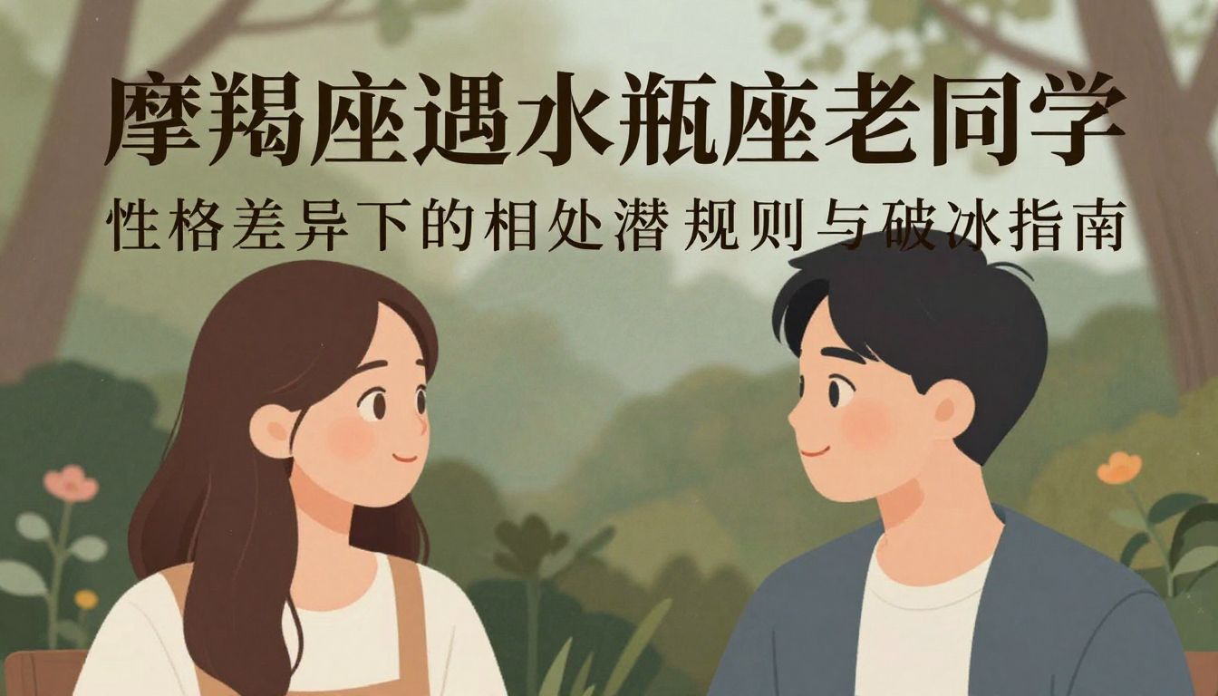 摩羯座遇水瓶座老同学：性格差异下的相处潜规则与破冰指南