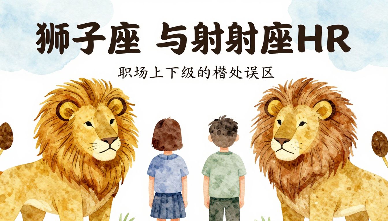 狮子座与射手座HR：职场上下级的相处潜规则与沟通误区