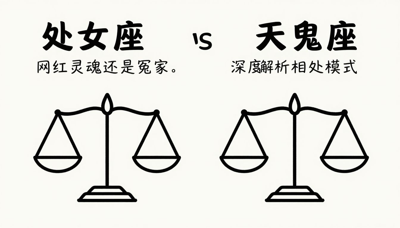 处女座与天秤座网红：灵魂伴侣还是冤家？深度解析两人相处模式