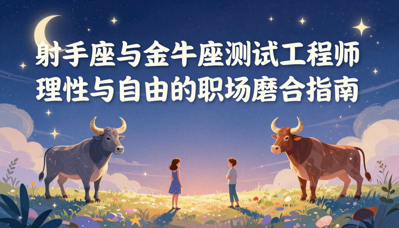 射手座与金牛座测试工程师：理性与自由的职场磨合指南