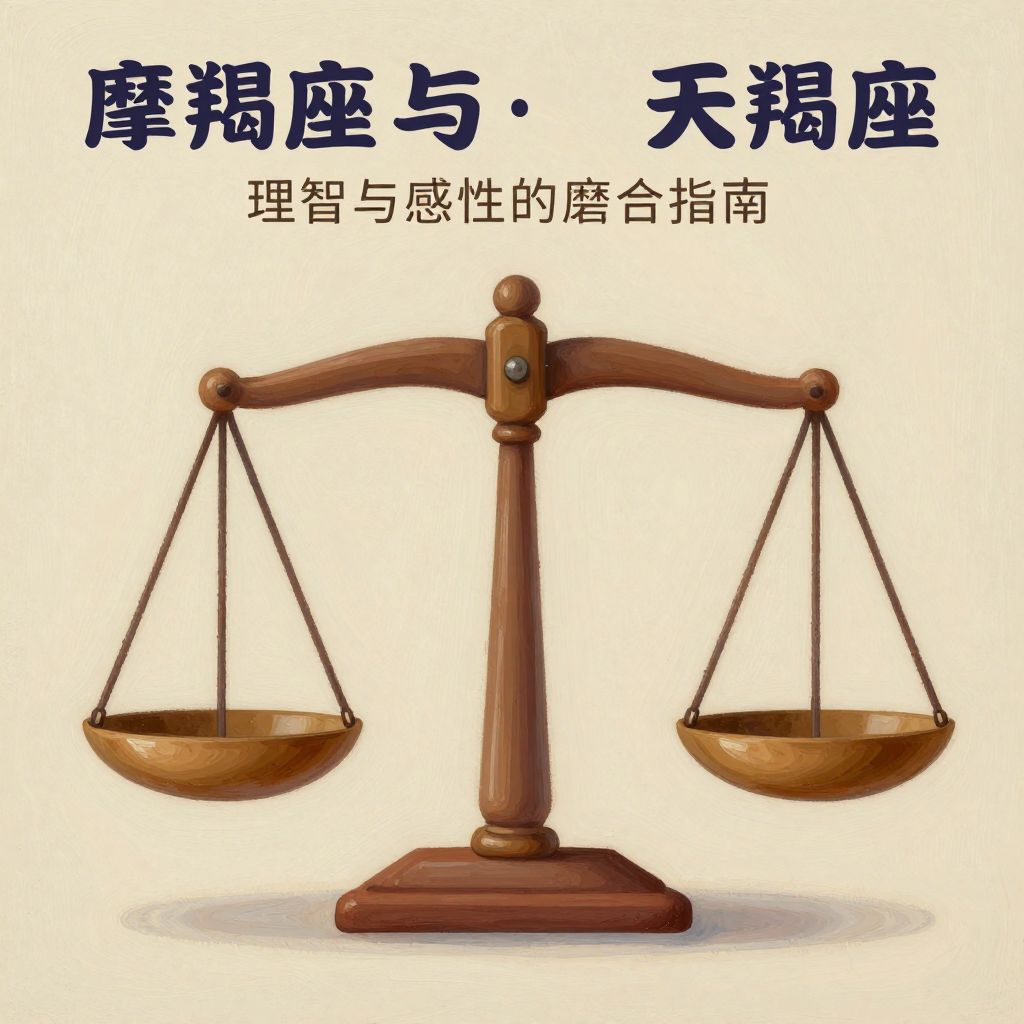 摩羯座与天秤座大专生：理智与感性的磨合指南