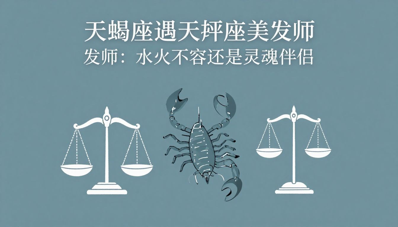天蝎座遇天秤座美发师：水火不容还是灵魂伴侣？深度解析性格冲突与吸引
