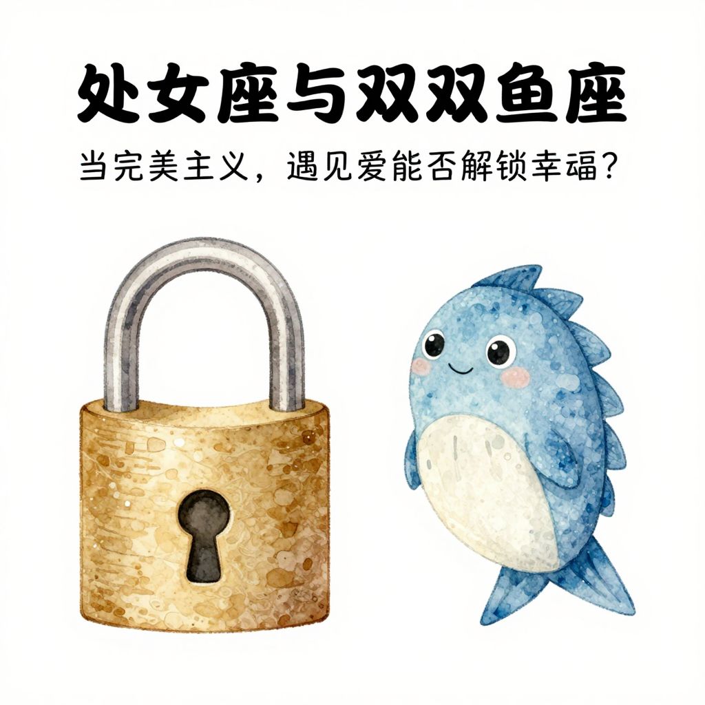 处女座与双鱼座锁匠：当完美主义遇见浪漫灵魂，爱情能否解锁幸福？