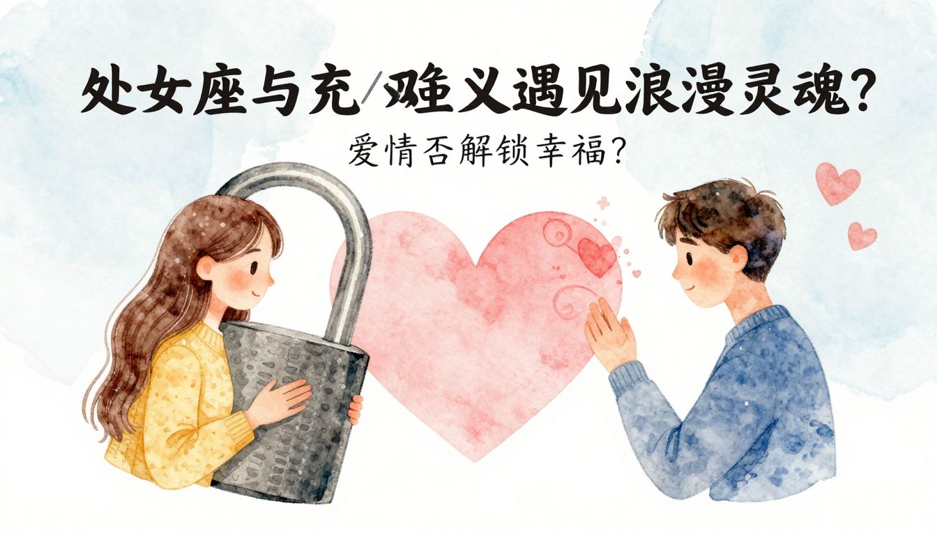 处女座与双鱼座锁匠：当完美主义遇见浪漫灵魂，爱情能否解锁幸福？