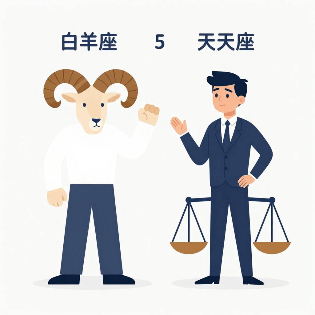 白羊座与天秤座合作：冲突还是共赢？揭秘双方职场互动的真相