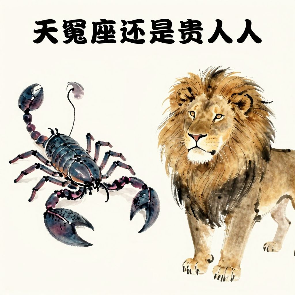 天蝎座与狮子座邻居：是冤家还是贵人？揭秘楼上楼下的相处潜规则
