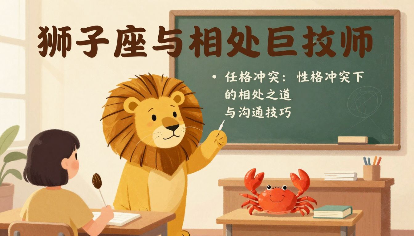 狮子座与巨蟹座任课老师：性格冲突下的相处之道与沟通技巧